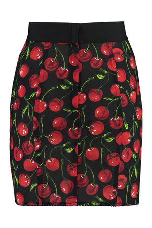 DOLCE & GABBANA Trendy Ciliegia Printed Mini-Skirt for Women