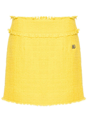 DOLCE & GABBANA Must-Have Yellow Skirt for the SS24 Season