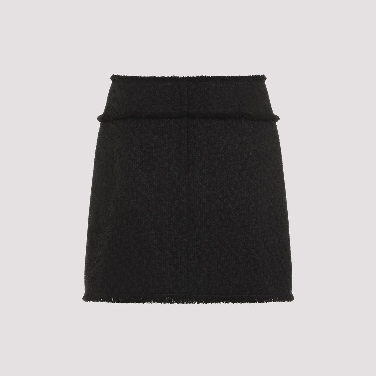 DOLCE & GABBANA Elegant Mini Wool Skirt