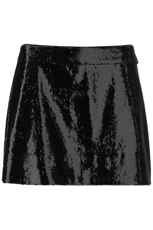 DOLCE & GABBANA Glamorous Sequin Mini Skirt - Low Waist Style