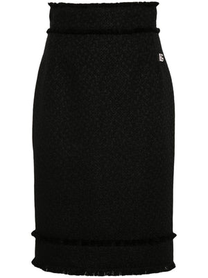 DOLCE & GABBANA Chic Raschel Mini Skirt