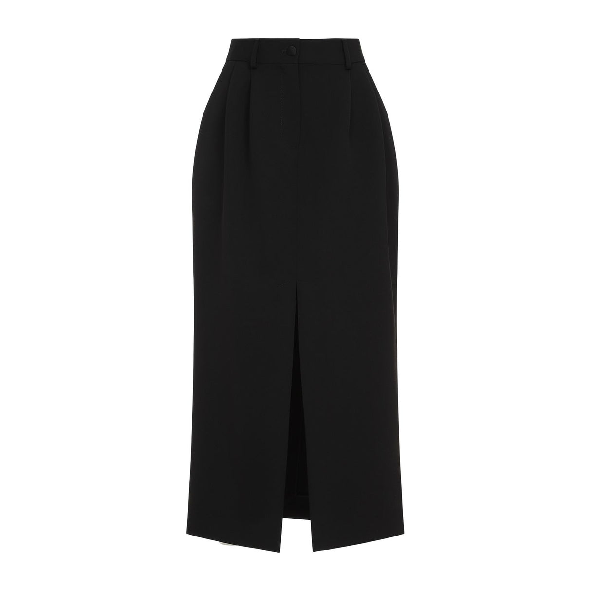 DOLCE & GABBANA Elegant Wool Blend Skirt