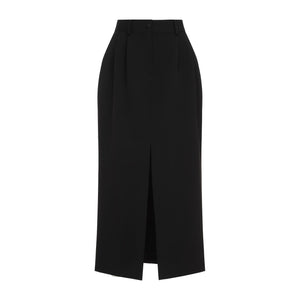 DOLCE & GABBANA Elegant Wool Blend Skirt