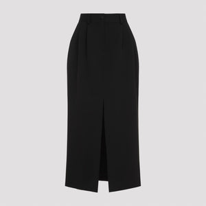 DOLCE & GABBANA Elegant Wool Blend Skirt