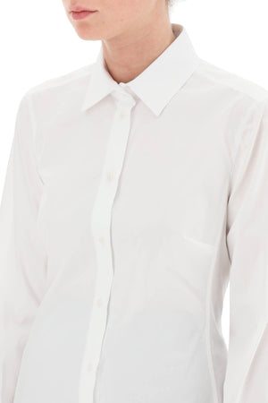 DOLCE & GABBANA White Cotton Blend Shirt for Women | FW23 Season