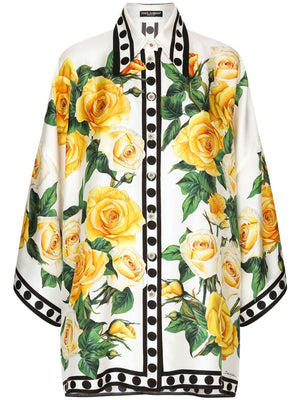 DOLCE & GABBANA Stylish Multicolor Women's Shirt for the 2024 Summer Season