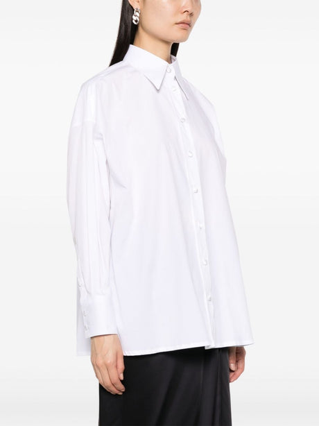 DOLCE & GABBANA Stylish White Cotton Shirt for Women