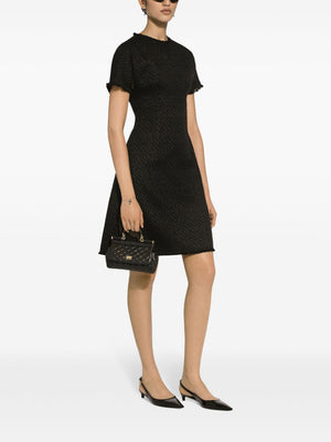 DOLCE & GABBANA Elegant Bouclé Tweed Mini Dress