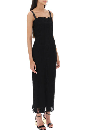 DOLCE & GABBANA Modern Lace Sheath Maxi Dress for Women