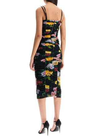 DOLCE & GABBANA Floral Print Midi Dress for Women