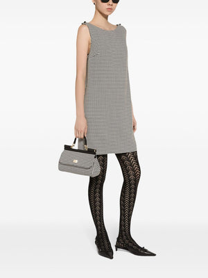 DOLCE & GABBANA Houndstooth Pattern Dress