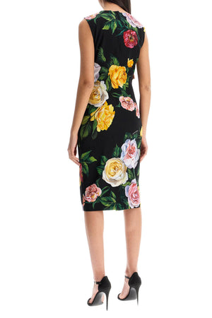 DOLCE & GABBANA Elegant Floral Silk Mini Dress