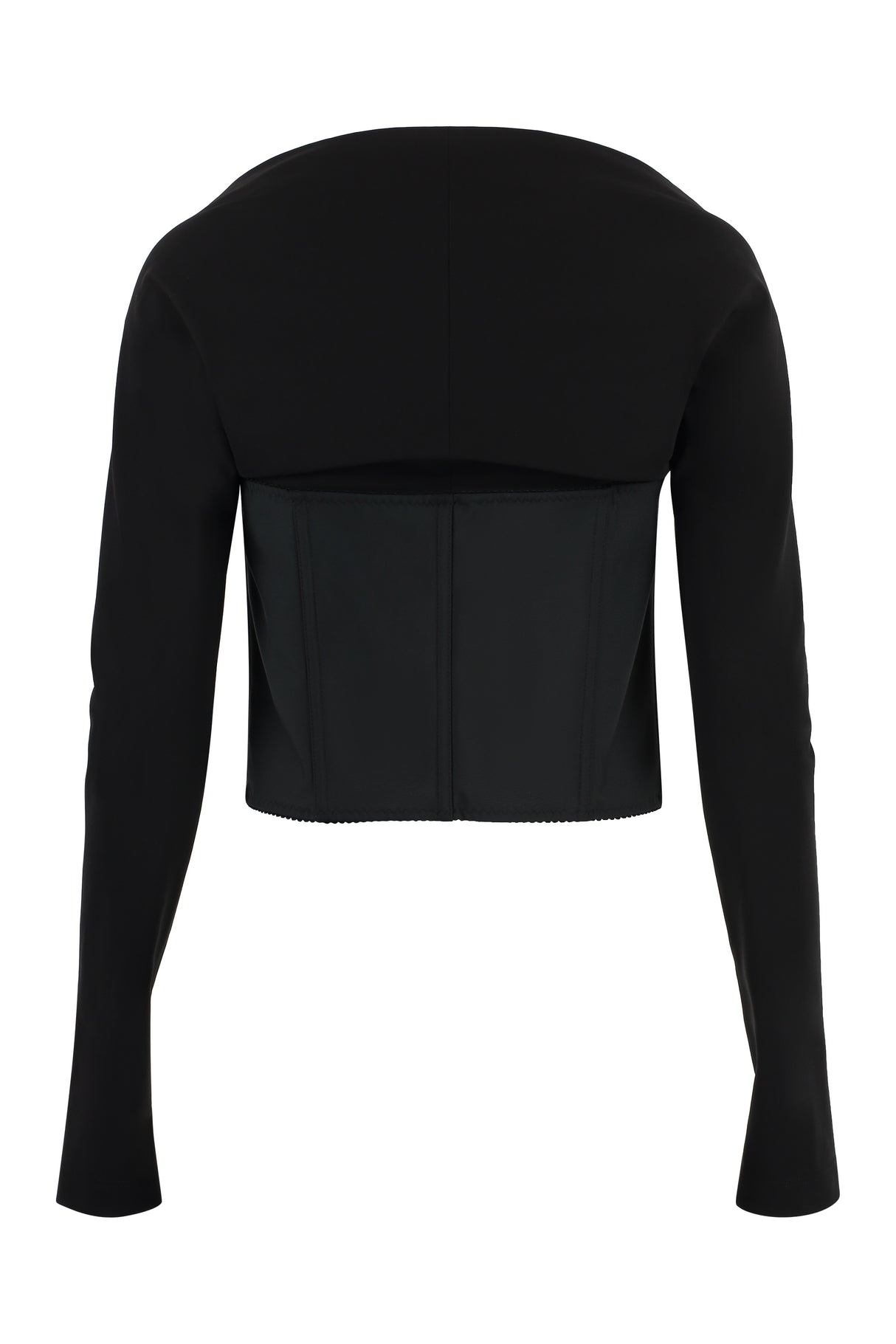 DOLCE & GABBANA Black Corset Top for Women - SS23 Collection