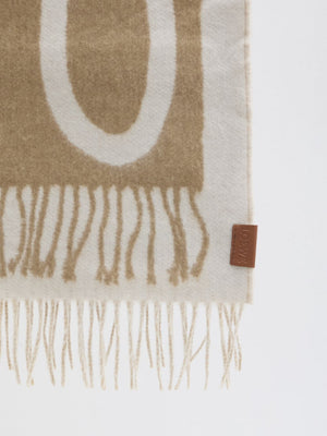 LOEWE Double-Faced Wool and Cashmere Scarf - 38x180cm