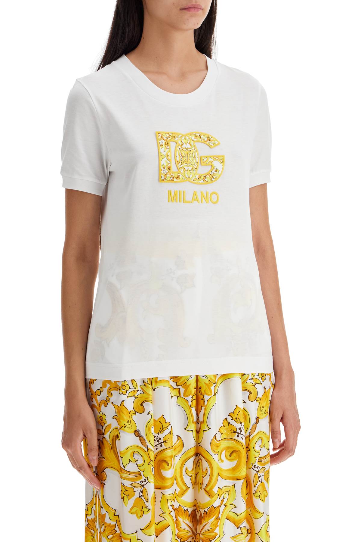 DOLCE & GABBANA Majestic Print Patch T-Shirt