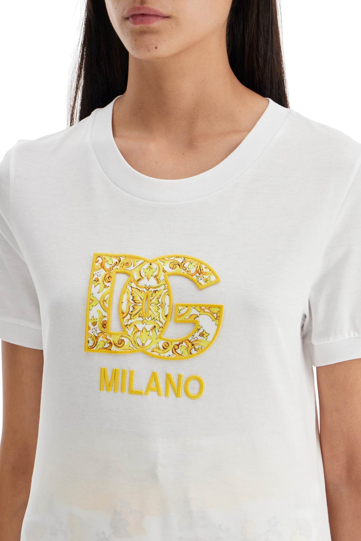 DOLCE & GABBANA Majestic Print Patch T-Shirt