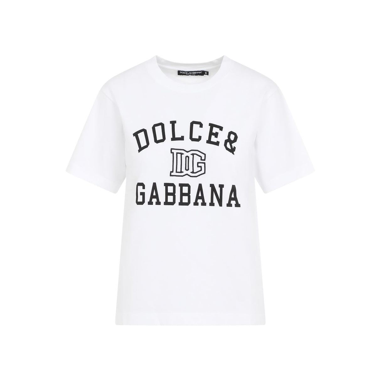 DOLCE & GABBANA Elegant Cotton Tee for Women - FW24 Collection