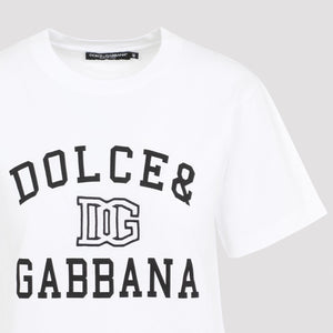 DOLCE & GABBANA Elegant Cotton Tee for Women - FW24 Collection