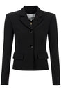 GANNI Chic Black Blazer with Buttons for Women