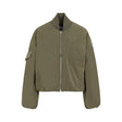 GANNI Military Green Bomber Jacket for Women