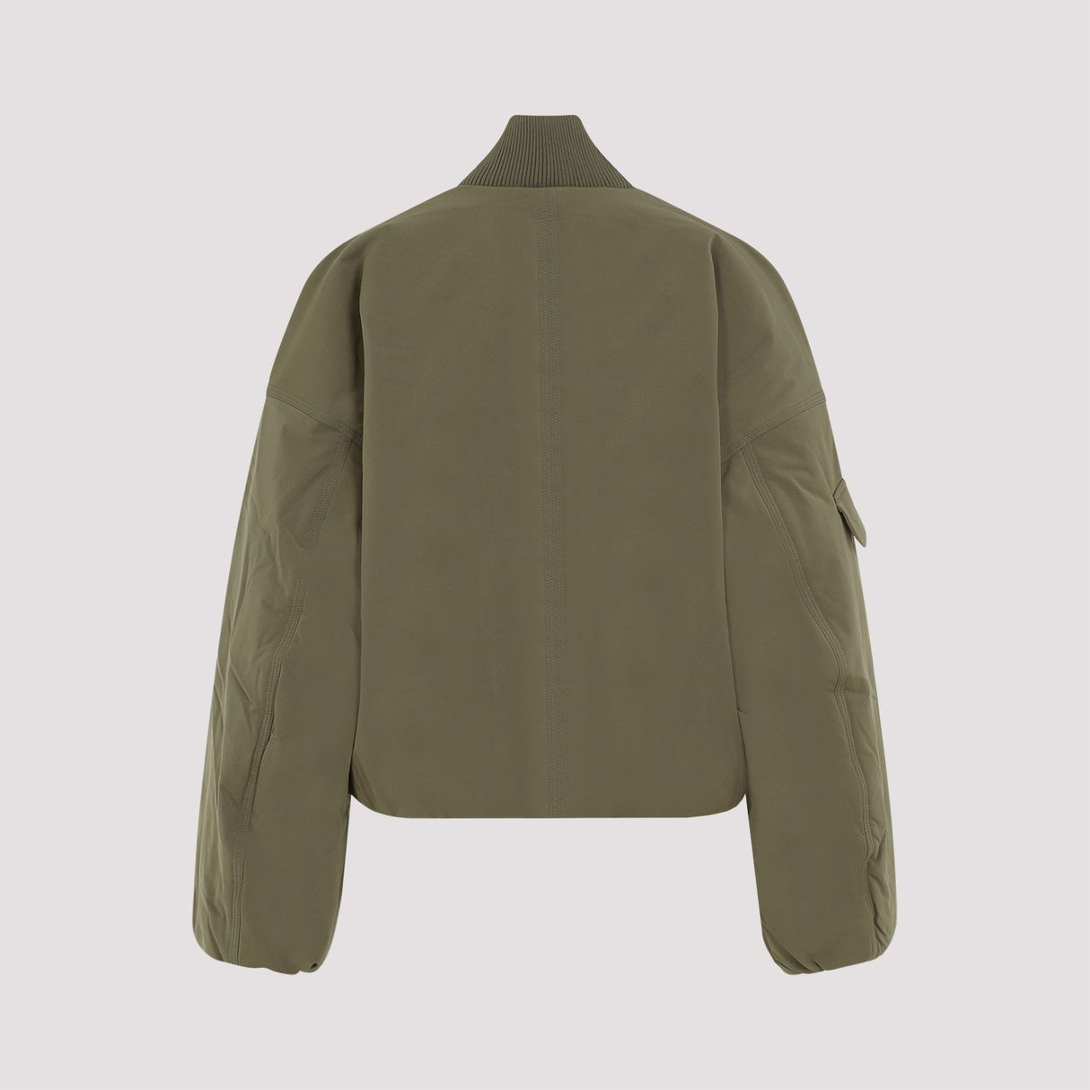 GANNI Military Green Bomber Jacket for Women