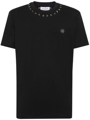 PHILIPP PLEIN Logo-Appliqué Cotton T-Shirt for Men