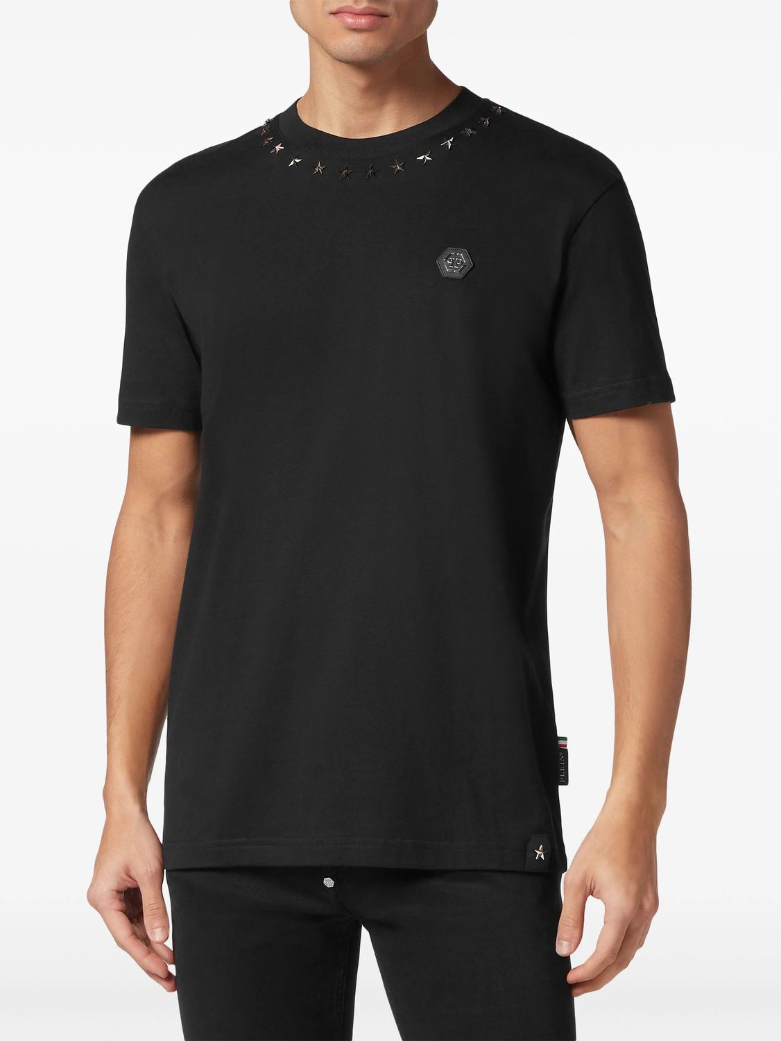 PHILIPP PLEIN Logo-Appliqué Cotton T-Shirt for Men