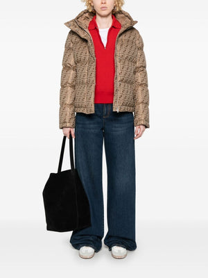 FENDI Cozy FF Pattern Padded Jacket