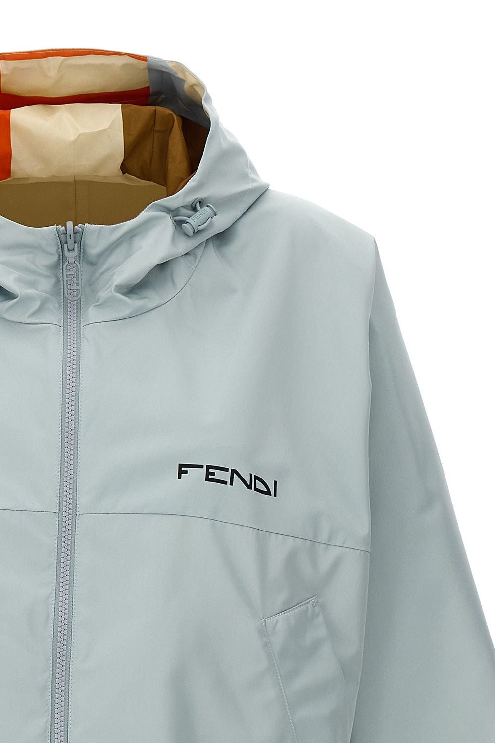 FENDI Women's Reversible Colorblock Windbreaker for SS24