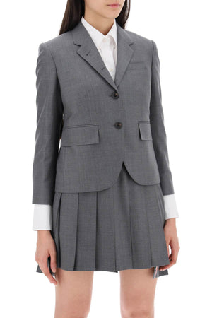 THOM BROWNE Mini Single-Breasted Cropped Jacket