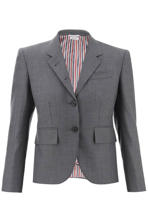 THOM BROWNE Mini Single-Breasted Cropped Jacket