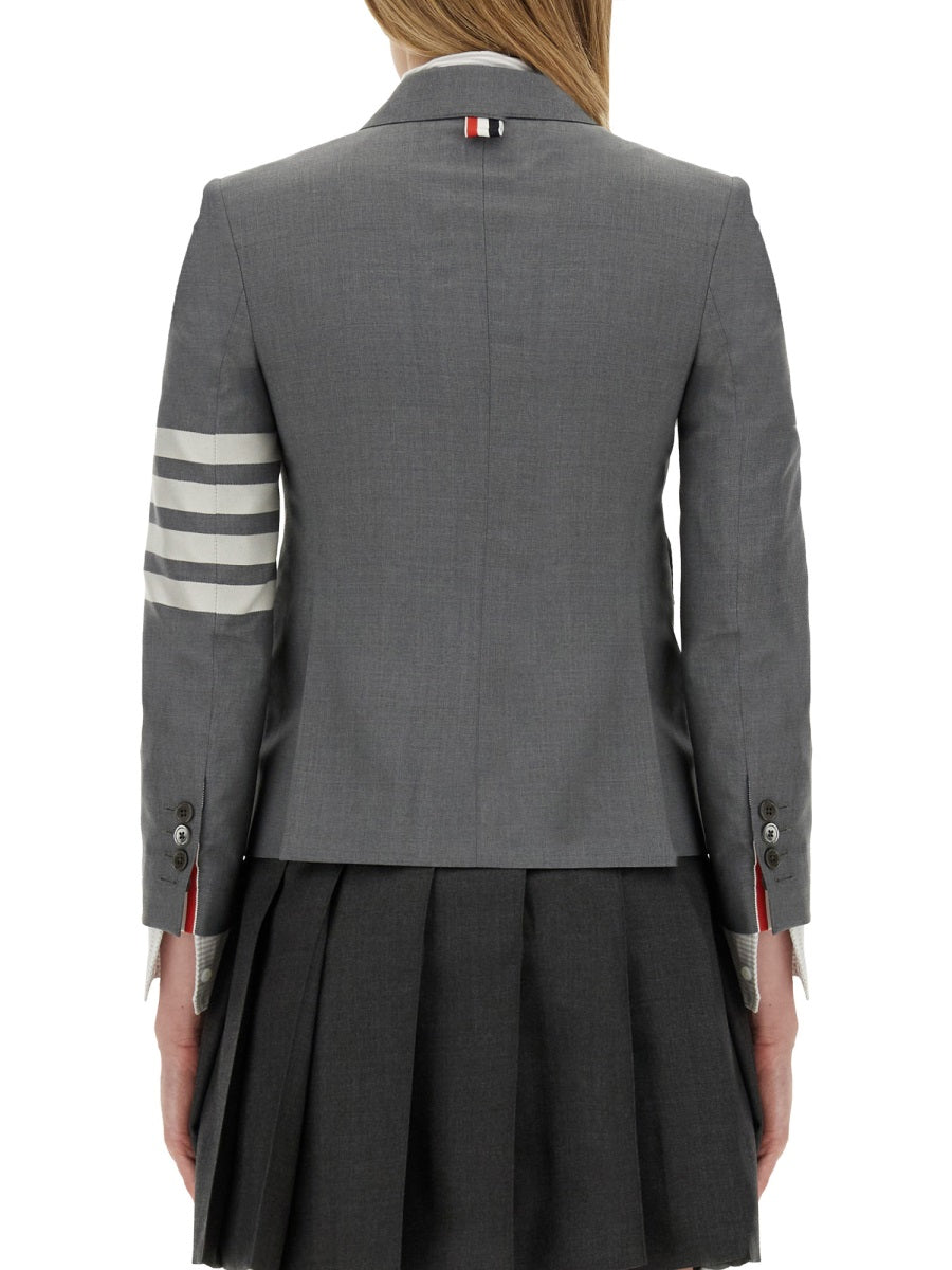 THOM BROWNE Classic 100% Wool Women's Jacket