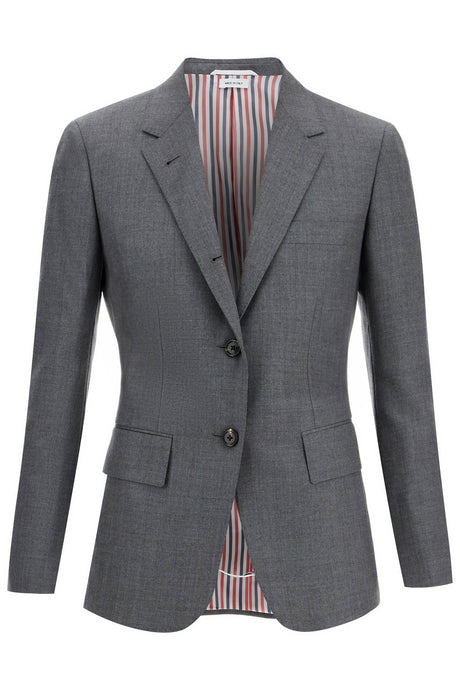 THOM BROWNE Slim Fit Wool Twill Jacket for Women - SS25