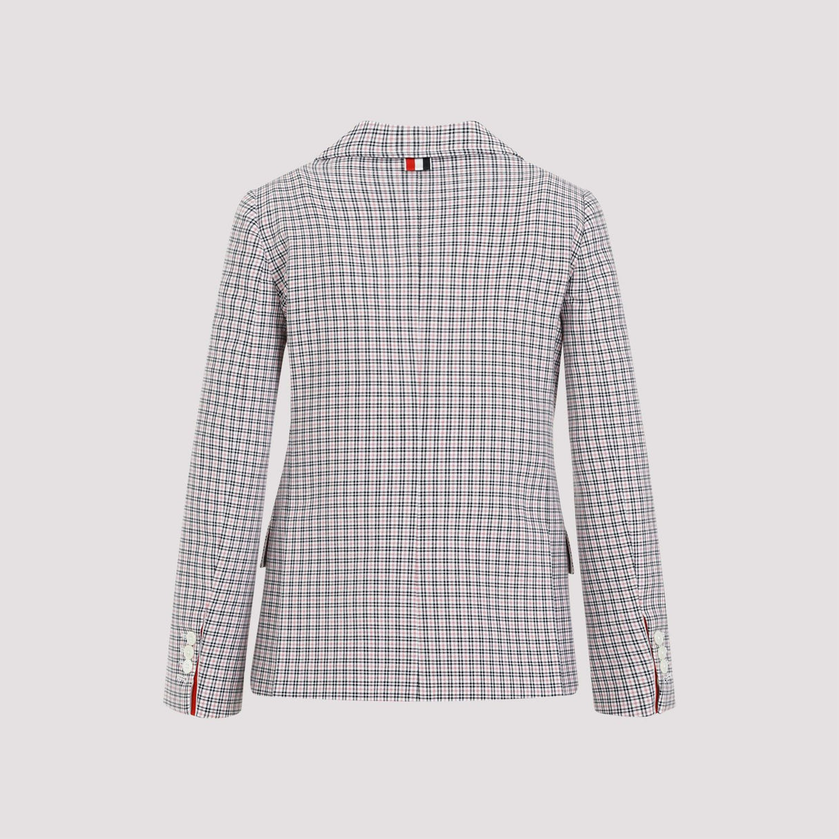 THOM BROWNE Multicolour Small Check Cotton Jacket for Women - SS24 Collection