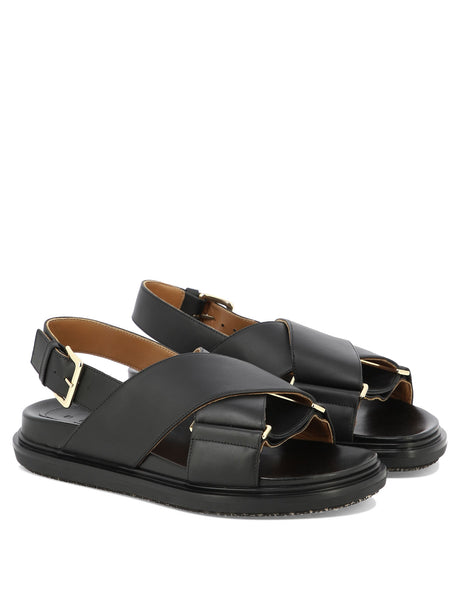 MARNI 24SS Black Sandals for Women