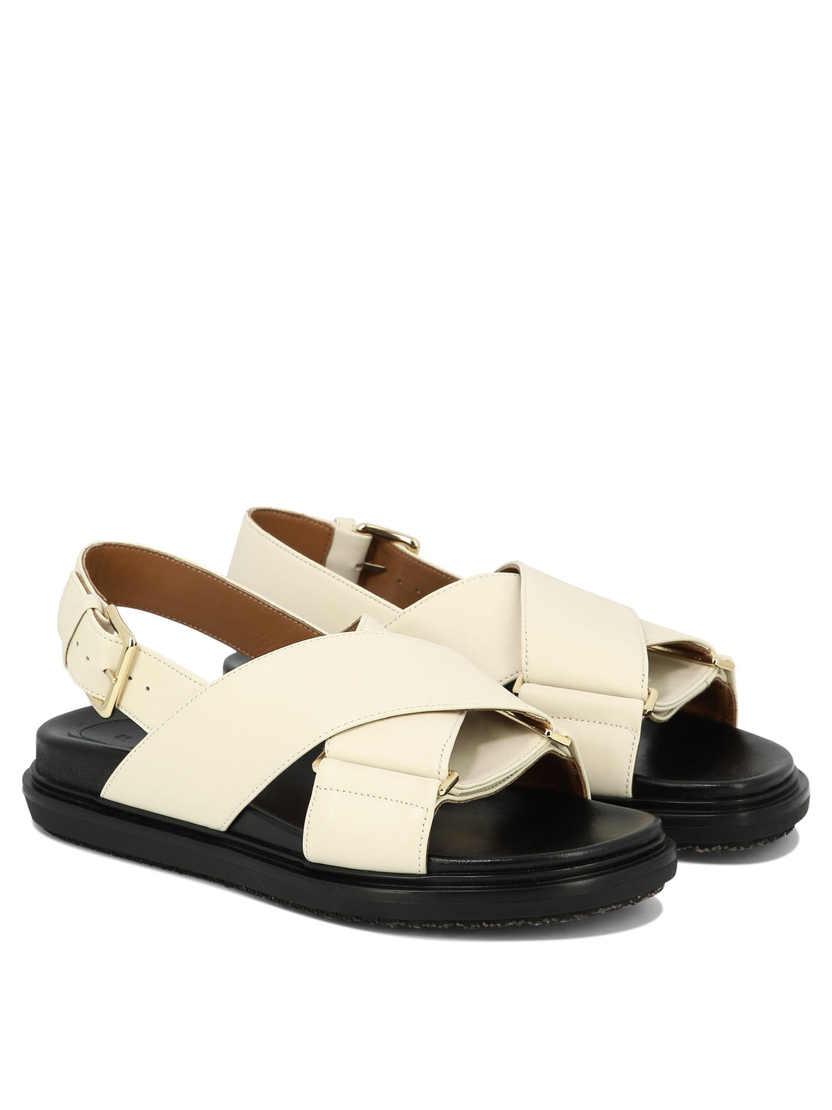 MARNI Monochromatic Women's Buckle Sandals