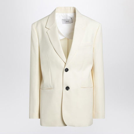 AMI PARIS Women’s Classic Single-Breasted Wool Jacket