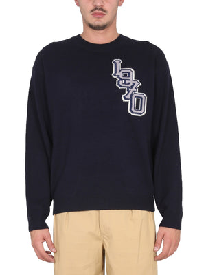 KENZO Vintage-Inspired Varsity Sweatshirt for Men