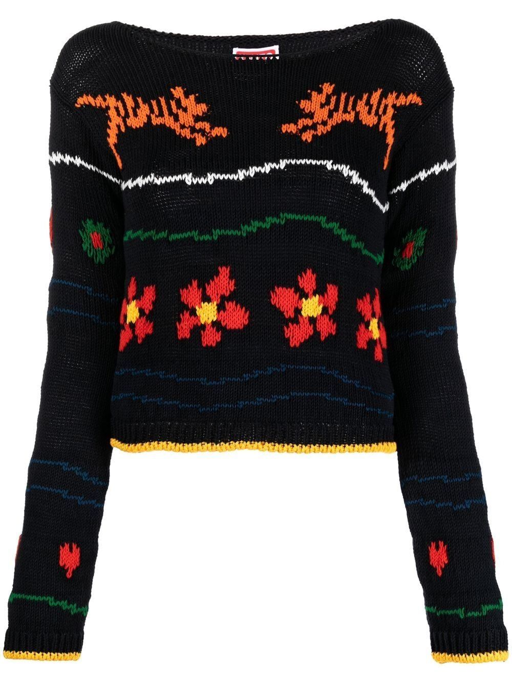 Multicolor Embroidered Jumper for Women