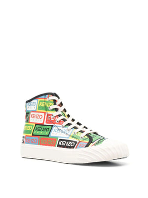 KENZO High-Top Logo Sneakers for Men