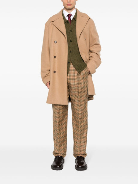 Sophisticated Tailored Pants in Dark Camel for Men - مجموعة SS24