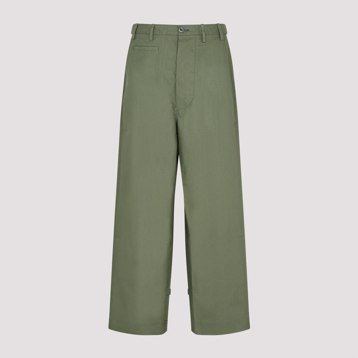 綠色超大直筒褲 - FW23系列