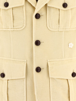 男士米色蔚布西裝外套 - 2023秋冬 - 常規版型