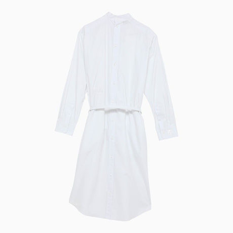 FENDI Elegant White Belted Shirt Dress for Women - Spring/Summer 2024