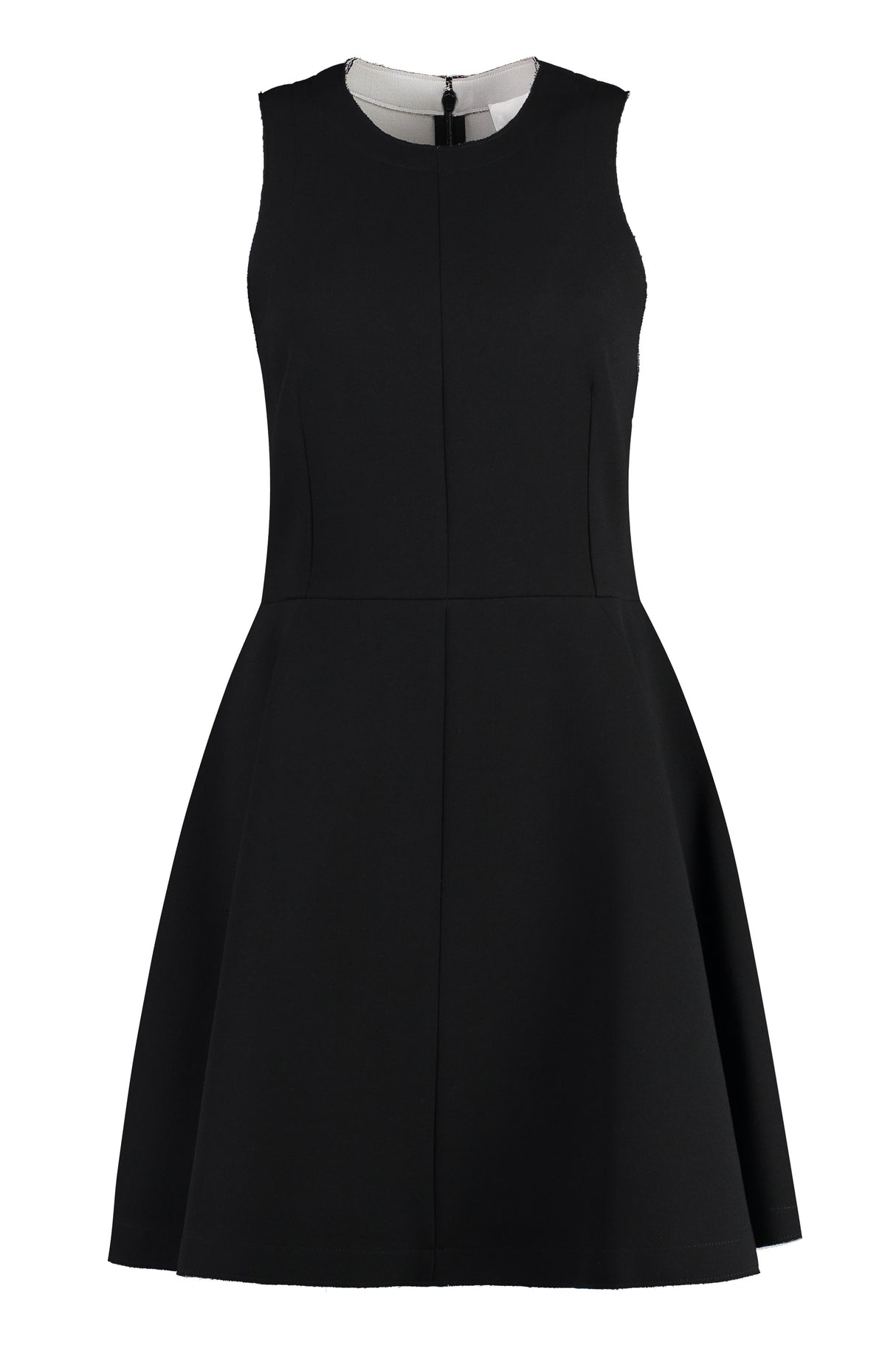 AMI PARIS Versatile Black Wool Dress for Women
