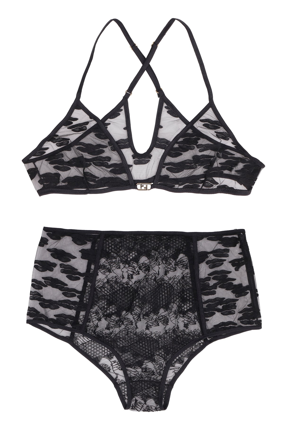 Black Lace Lingerie Set for Women - SS22 Collection