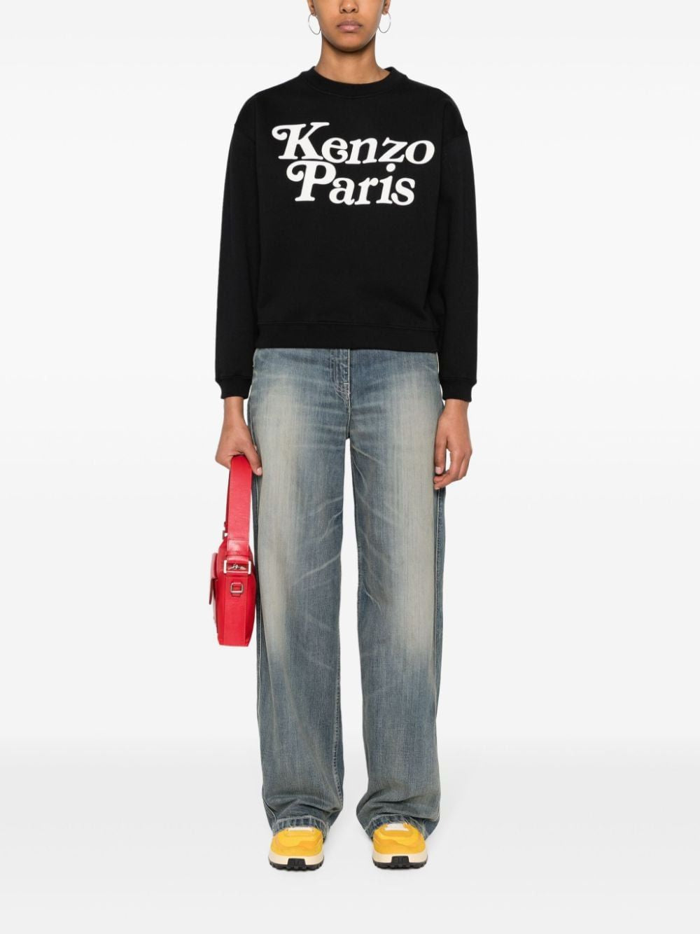 KENZO Women's Denim Pants for Summer 2024