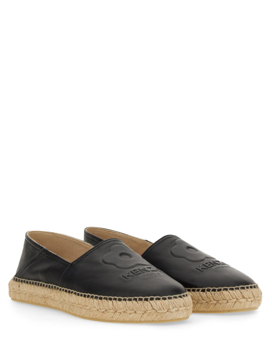 KENZO Luxury Leather Espadrille Sandals for Women