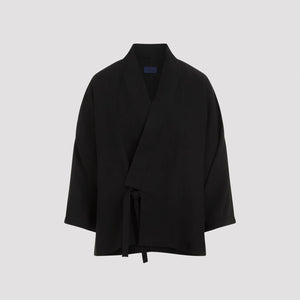 KENZO Elegant Black Kimono Jacket