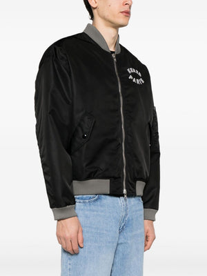 KENZO 2024 Men's Black Bomber Jacket for the Latest 24SS Season